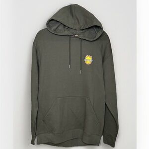 Dickies Skateboarding Flame Logo Hoodie Olive Green Men’s M NWT